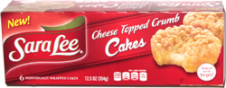 Sara Lee Cheese Topped Crumb Cakes