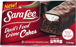 Sara Lee Devil's Food Creme Cakes