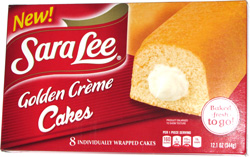 Sara Lee Golden Crème Cakes