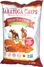 Saratoga Chips Sweet Potatoes Flavored with Cinnamon & Brown Sugar