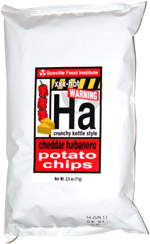 Scoville Food Institute Crunchy Kettle Style Cheddar Habanero Potato Chips
