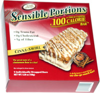 Sensible Portions Cinna-Swirl 100 Calorie Bar