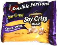Sensible Portions Soy Crisp Minis Cinna-Swirl & White Chocolate Drizzle