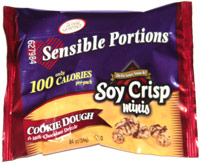 Sensible Portions Soy Crisp Minis Cookie Dough & Milk Chocolate Drizzle