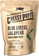 Serious Cheesy Puffs Blue Cheese Jalapeño
