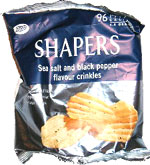 Shapers Sea Salt and Black Pepper Flavour Crinkles