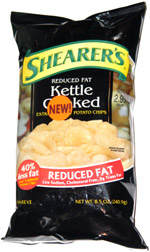 Shearer's Reduced Fat Kettle Cooked Extra Crunchy Potato Chips