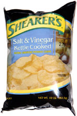 Shearer's Salt & Vinegar Kettle Cooked Extra Crunchy Potato Chips