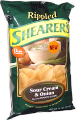 Shearer's Rippled Sour Cream & Onion Potato Chips
