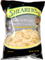 Shearer's Salt & Pepper Kettle Cooked Extra Crunchy Potato Chips