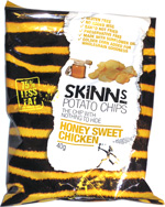 Skinns Potato Chips Honey Sweet Chicken