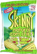 Skinny Natural Sour Cream & Onion Corn Chips