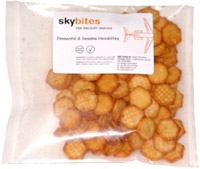Skybites Fab Savoury Snacks Emmental & Sesame Hexabites