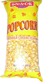 Snack Plus Cheddar Cheese Flavor Popcorn