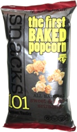 Snacks 101 The First Baked Popcorn Sweet & Spicy Sriracha