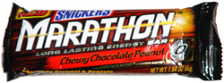 Snickers Marathon Long Lasting Energy Bar Chewy Chocolate Peanut