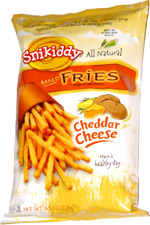 Snikiddy All Natural Baked Fries Cheddar Cheese