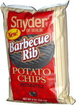 Snyder of Berlin Barbecue Rib Potato Chips Kettle-Style