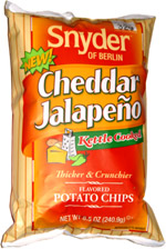 Snyder of Berlin Cheddar Jalapeno Kettle Cooked Potato Chips