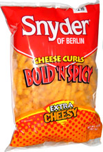 Snyder of Berlin Cheese Curls Bold 'n Spicy Extra Cheesy