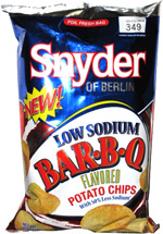 Snyder of Berlin Low Sodium Bar-B-Q Flavored Potato Chips