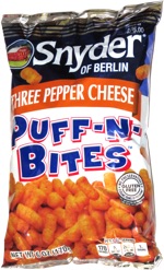 Snyder of Berlin Three Pepper Cheese Puff-N-Bites