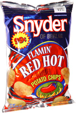 Snyder of Berlin Flamin' Red Hot Potato Chips