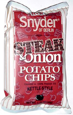 Snyder of Berlin Extra Crunchy Kettle-Style Steak & Onion Potato Chips