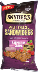 Snyder's of Hanover Sweet Pretzel Sandwiches Raspberry Creme