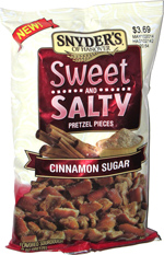 Snyder's of Hanover Sweet and Salty Pretzel Pieces Cinnamon Sugar