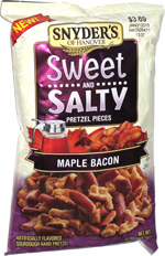 Snyder's of Hanover Sweet and Salty Pretzel Pieces Maple Bacon