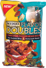 Snyder's of Hanover Flavor Doubles Hot Buffalo Wing & Buttermilk Ranch