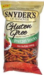 Snyder's of Hanover Gluten Free Pretzel Sticks Hot Buffalo Wing