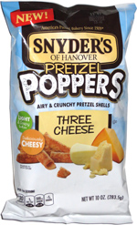 Snyder's of Hanover Pretzel Poppers Three Cheese