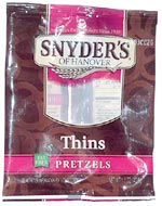 Snyder's of Hanover Thins Fat Free Pretzels