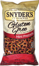 Snyder's of Hanover Gluten Free Mini Pretzels