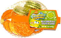 SpongeBob SquarePants Milk Chocolate Sticker Coins