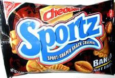 Sportz Cheddar Sport-Shaped Snack Crackers
