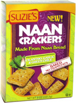 Suzie's Naan Crackers Cilantro, Garlic & Green Chile