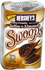 Hershey's Extra Creamy Milk Chocolate Toffee & Almonds Swoops