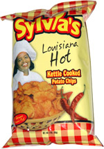 Sylvia's Louisiana Hot Kettle Cooked Potato Chips
