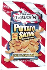 Tato Skins Cheddar Bacon Flavor Potato Snack Chips