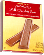 Trader Joe's 100 Calorie Milk Chocolate Bars