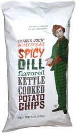 Trader Joe's Somewhat Spicy Dill Flavored Kettle Cooked Potato Chips