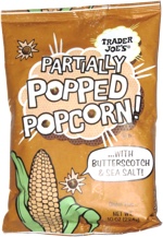 Trader Joe's Partially Popped Popcorn with Butterscotch & Sea Salt