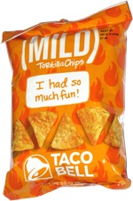 Taco Bell Mild Tortilla Chips