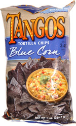 Tangos Tortilla Chips Blue Corn with Sesame Seeds