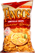 Tangos Tortilla Chips Habanero Queso