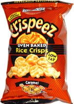 Tastemorr Crispeez Oven Baked Rice Crisps Caramel