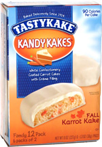 Tastykake Kandy Kakes Fall Karrot Kake